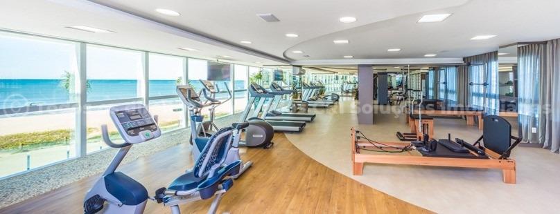 Foto do imóvel Apartamento mobiliado no Mirage Residence Praia Brava com 4 suítes e vista para o mar