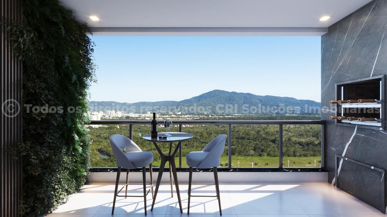 Apartamento com 2 suítes na planta no edifício Bruxelas na Meia Praia, Itapema