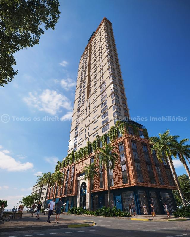 Foto do imóvel Apartamento 04 suítes na planta a venda no Elizabeth II na quadra do mar em Meia Praia, Itapema