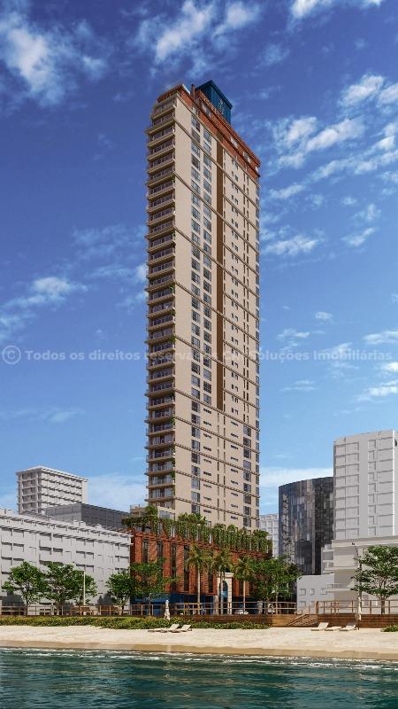 Foto do imóvel Apartamento 04 suítes na planta a venda no Elizabeth II na quadra do mar em Meia Praia, Itapema
