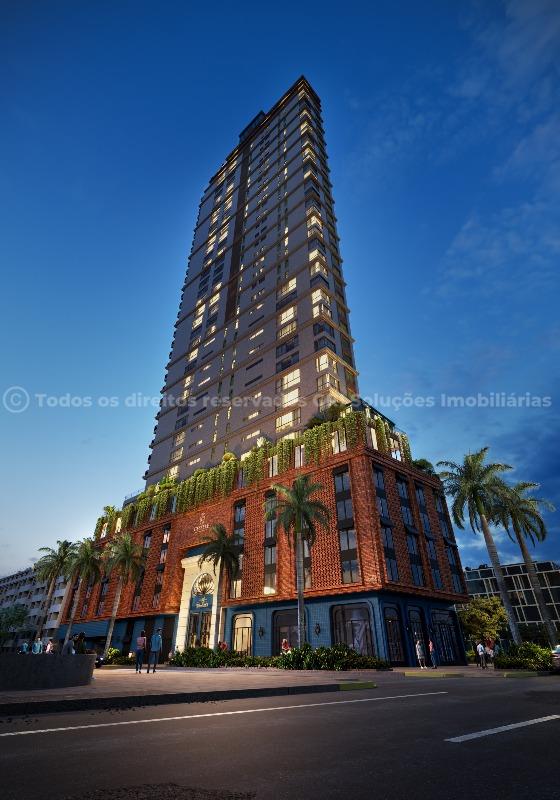 Foto do imóvel Apartamento 04 suítes na planta a venda no Elizabeth II na quadra do mar em Meia Praia, Itapema
