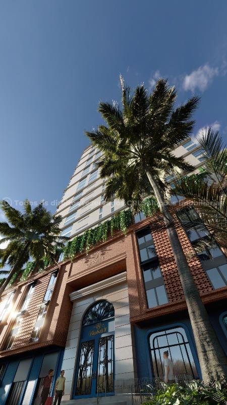 Foto do imóvel Apartamento 04 suítes na planta a venda no Elizabeth II na quadra do mar em Meia Praia, Itapema