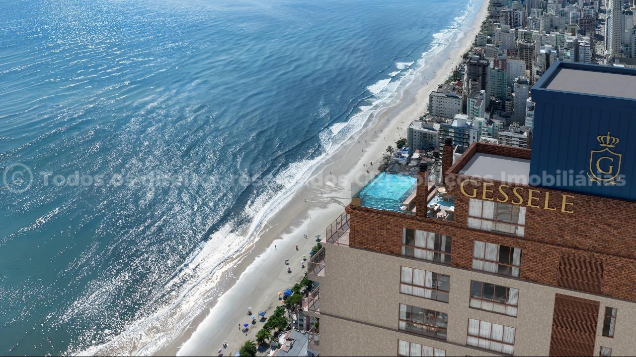 Foto do imóvel Apartamento 04 suítes na planta a venda no Elizabeth II na quadra do mar em Meia Praia, Itapema