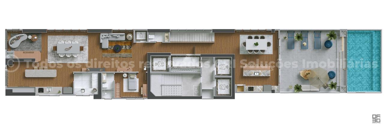 Foto do imóvel Apartamento 04 suítes na planta a venda no Elizabeth II na quadra do mar em Meia Praia, Itapema