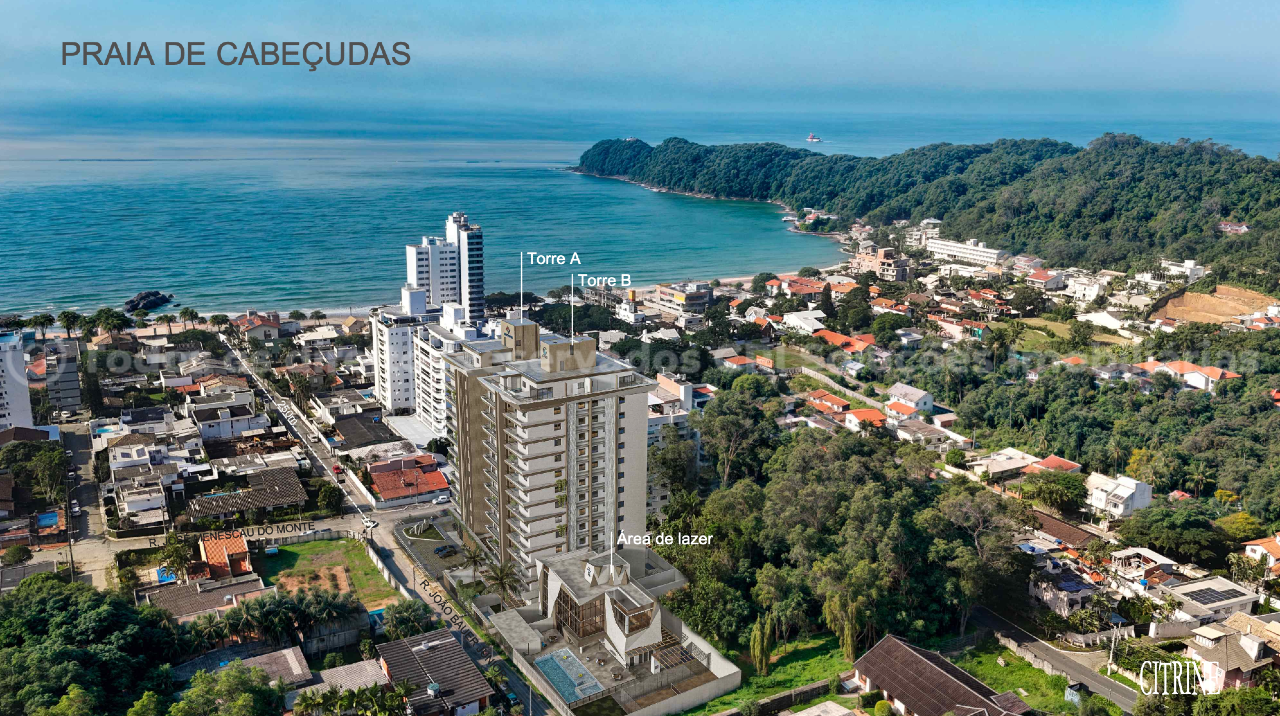 Foto do imóvel Apartamento com 3 suítes no Citrine Residence na Praia de Cabeçudas, Itajaí