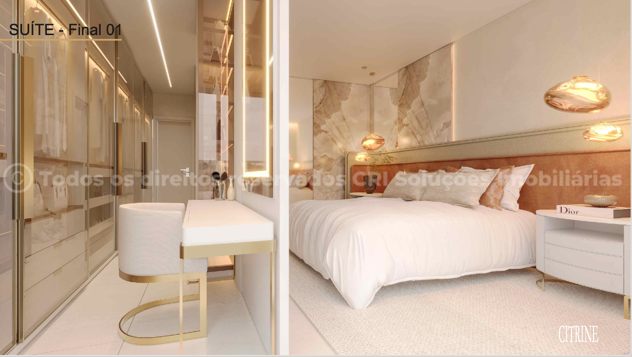Foto do imóvel Apartamento com 3 suítes no Citrine Residence na Praia de Cabeçudas, Itajaí