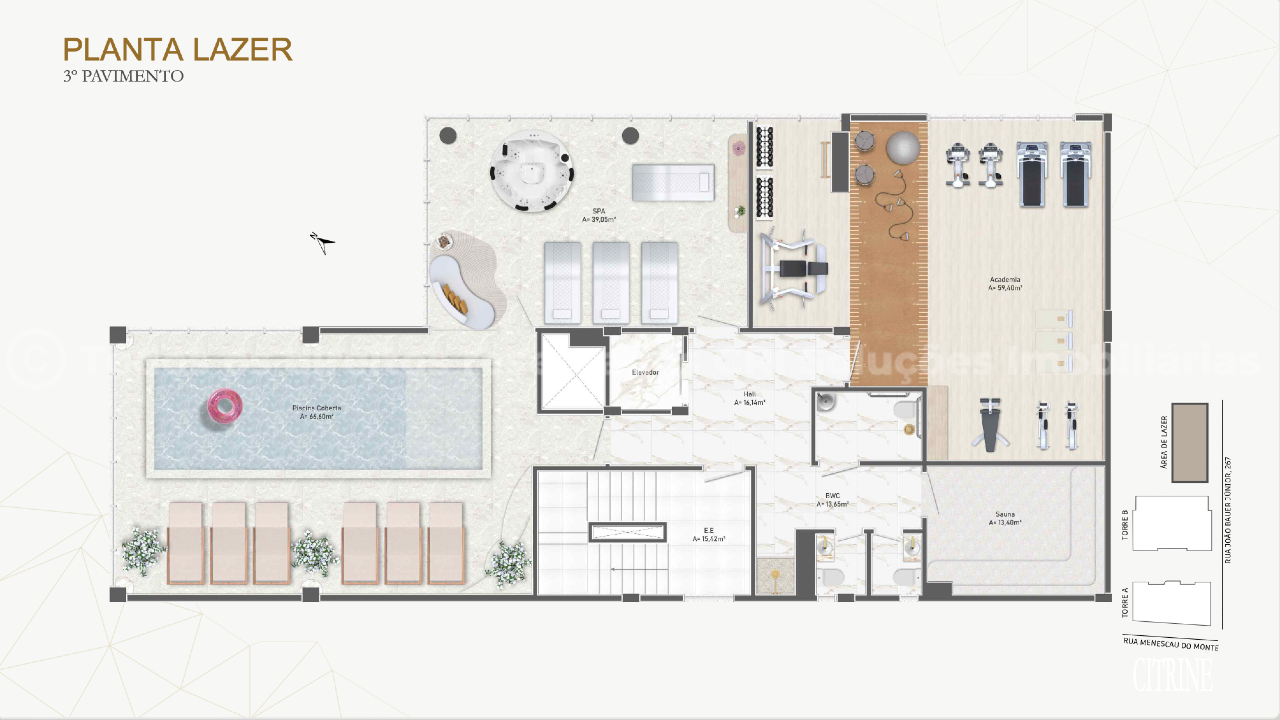 Foto do imóvel Apartamento com 3 suítes no Citrine Residence na Praia de Cabeçudas, Itajaí
