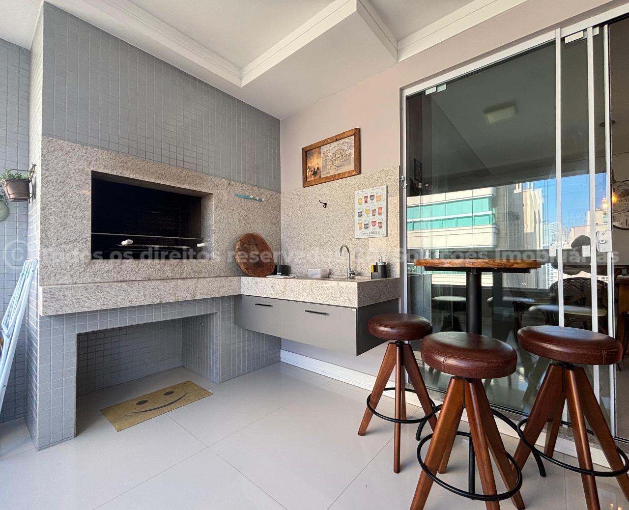 Foto do imóvel Apartamento mobiliado com 3 suítes e lazer completo no Residencial Brisas em Meia Praia – Itapema/SC