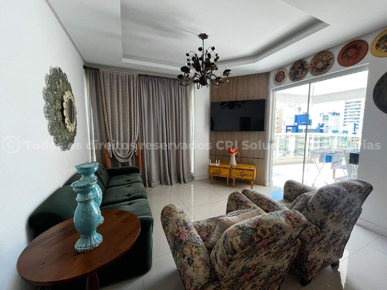 Foto do imóvel Apartamento mobiliado com Vista Mar e 3 Suítes no Residencial Madreperola – Meia Praia, Itapema/SC