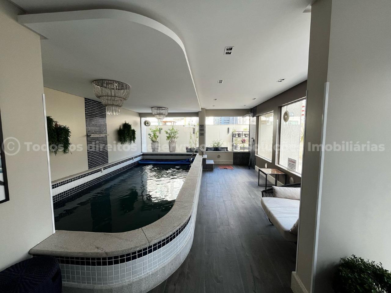 Foto do imóvel Apartamento mobiliado com Vista Mar e 3 Suítes no Residencial Madreperola – Meia Praia, Itapema/SC