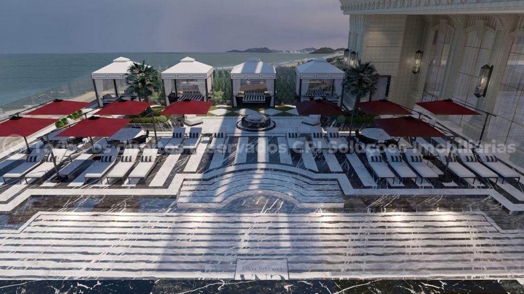 Foto do imóvel Apartamendo à venda na planta na Meia Praia de Itapema, com 4 suítes e 3 vagas de garagem