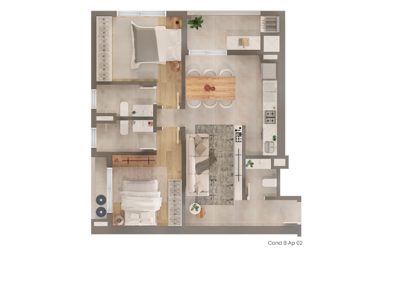 Foto do imóvel Apartamento no Lagom Perequê – 113m², 3 suítes em Porto Belo