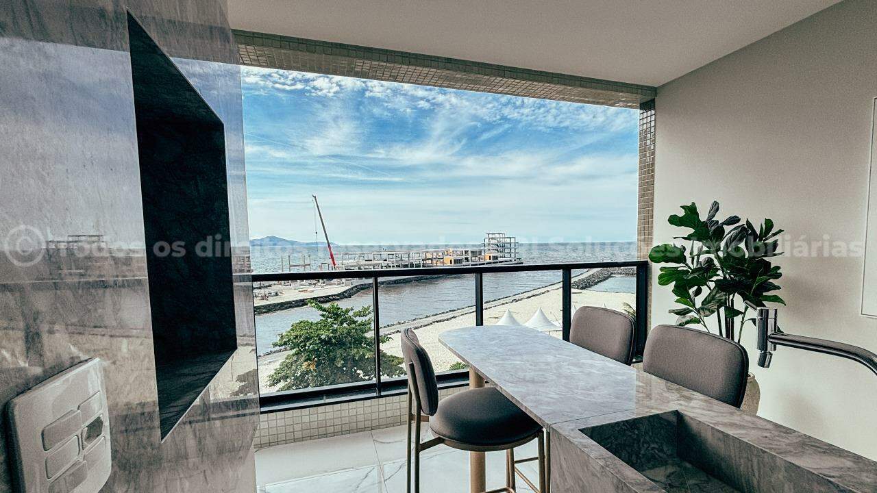 Foto do imóvel Apartamento frente mar em Porto Belo com 127 m² e área de lazer completa