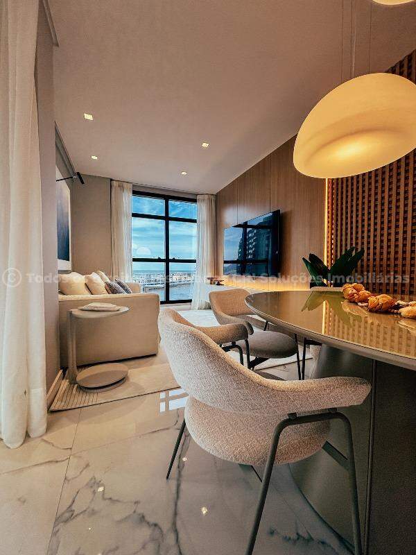 Foto do imóvel Apartamento frente mar em Porto Belo com 127 m² e área de lazer completa