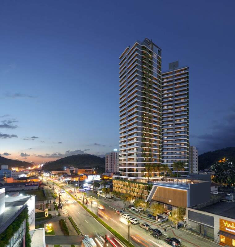 Foto do imóvel Apartamento a venda na Planta com 02 Suítes no Artefacto Towers na Praia Brava
