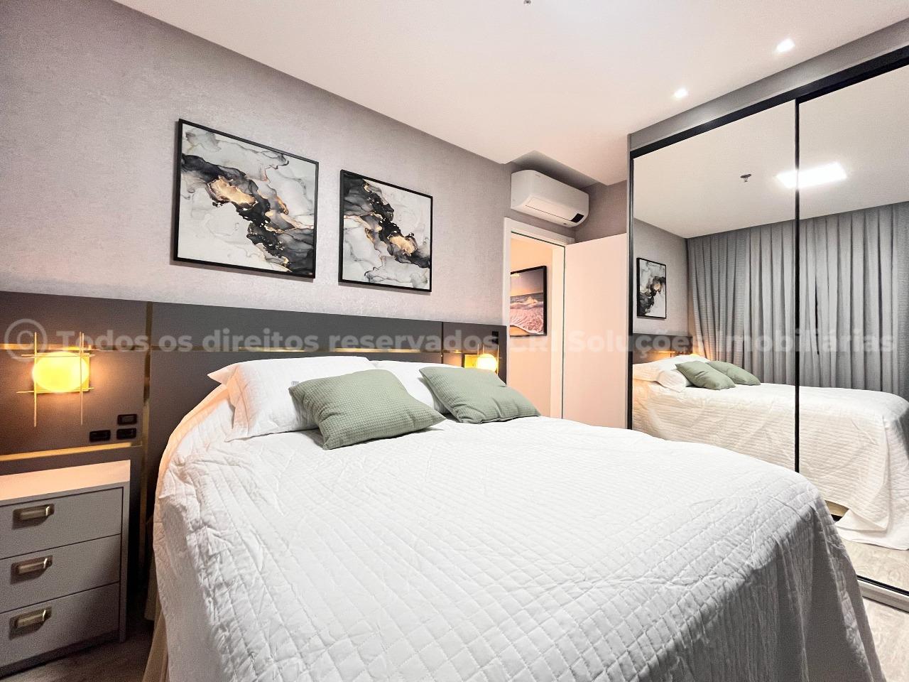 Foto do imóvel Apartamento a venda Infinity Tower Flat com 01 Quarto Finamente Mobiliado em Meia Praia Itapema