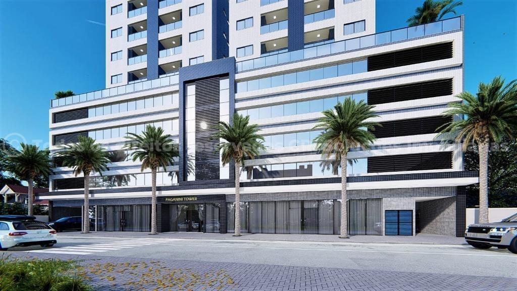 Foto do imóvel Apartamento à venda na planta com 4 suítes no edifício Paganini Tower no Centro de Balneário Camboriú