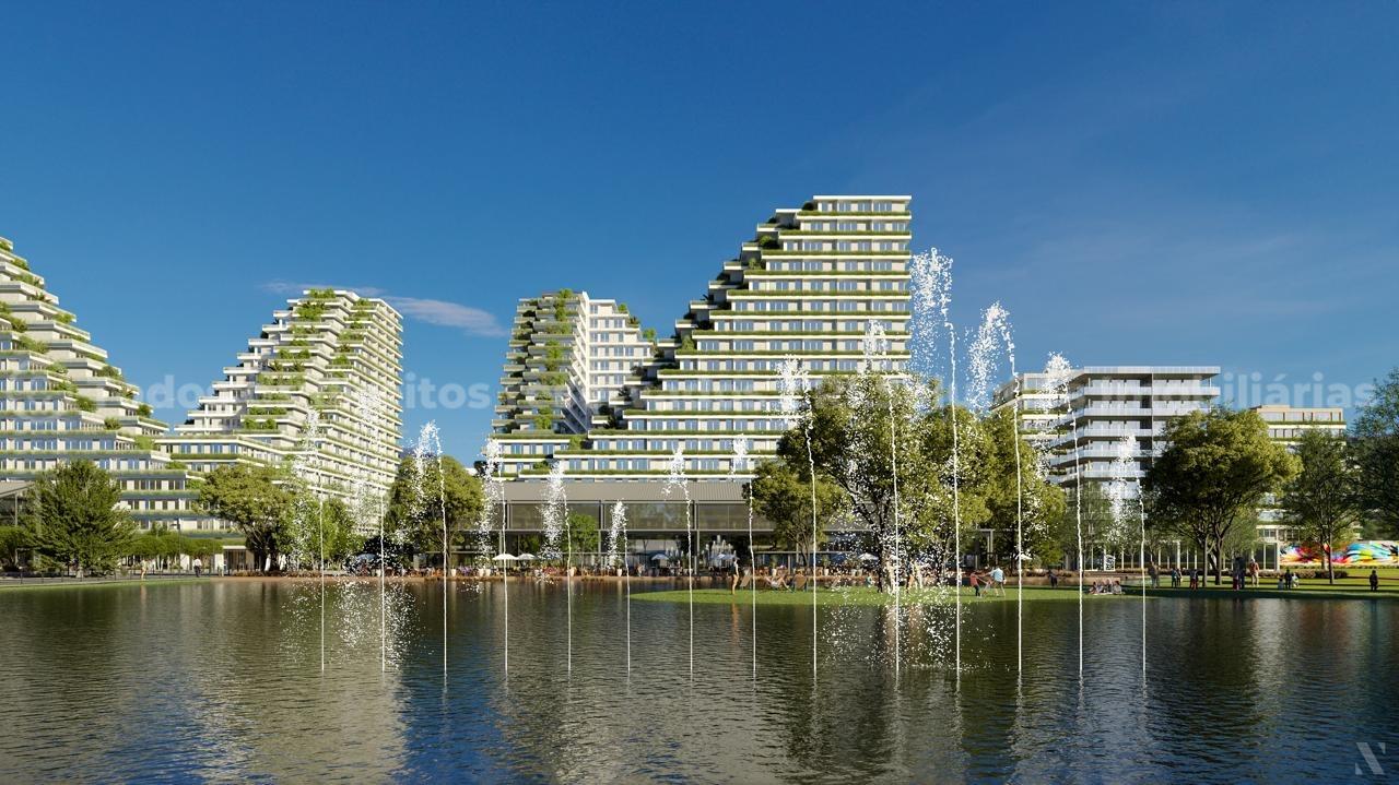 Foto do imóvel Apartamento à venda na planta com 1 dormitório e 1 vaga de garagem no Vértice, no Viva Park em Porto Belo