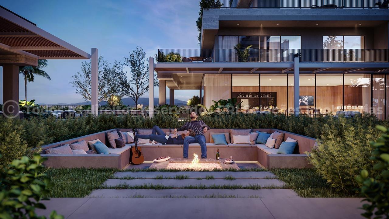 Foto do imóvel Apartamento à venda na planta com 1 dormitório e 1 vaga de garagem no Vértice, no Viva Park em Porto Belo