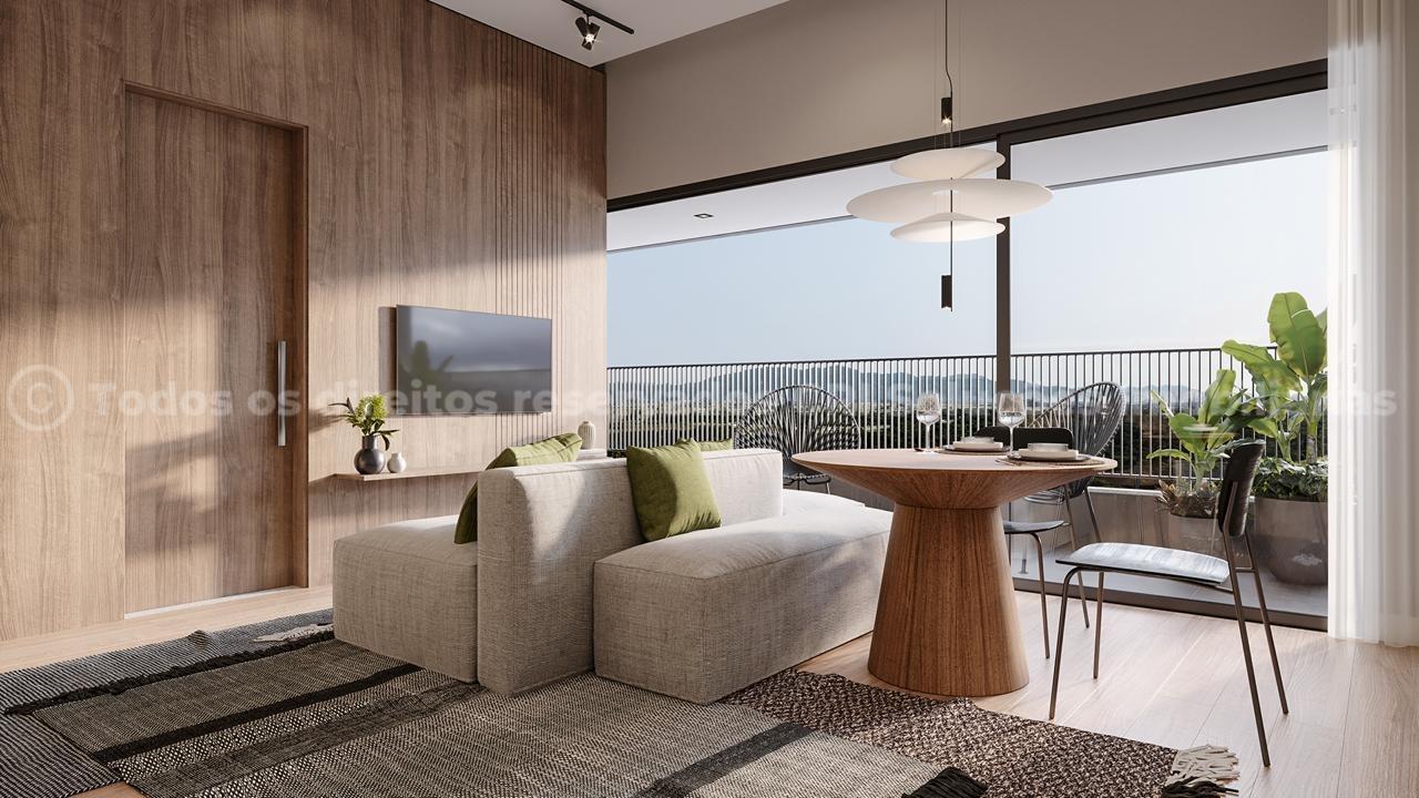 Foto do imóvel Apartamento à venda na planta com 1 dormitório e 1 vaga de garagem no Vértice, no Viva Park em Porto Belo