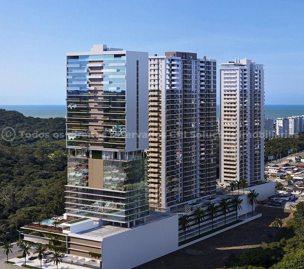 Foto do imóvel Apartamento alto padrão à venda na planta com 3 dormitórios sendo 1 suíte e 2 vagas de garagem no Torres da Brava em Itajaí 