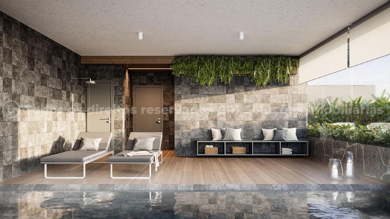 Foto do imóvel Apartamento à venda na planta com 2 dormitórios sendo 1 suíte e 1 vaga de garagem no Pantai Brava House, na famosa Praia Brava de Itajaí