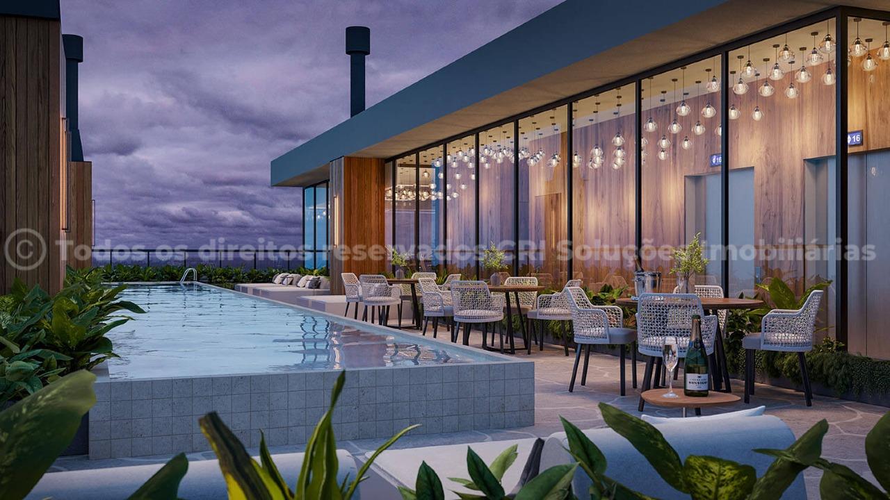 Foto do imóvel Apartamento à venda na planta com 2 dormitórios sendo 1 suíte e 1 vaga de garagem no Pantai Brava House, na famosa Praia Brava de Itajaí