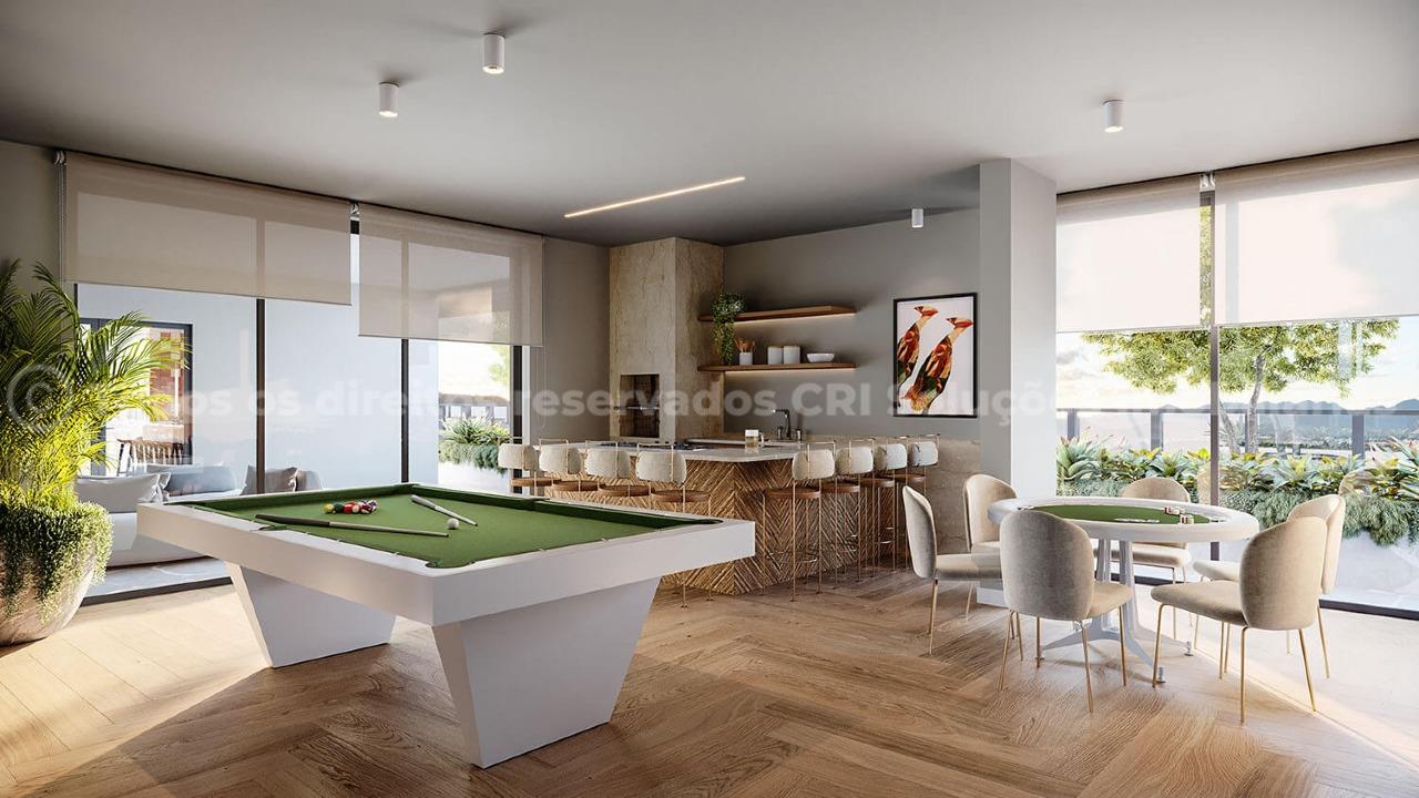 Foto do imóvel Apartamento à venda na planta com 2 dormitórios sendo 1 suíte e 1 vaga de garagem no Pantai Brava House, na famosa Praia Brava de Itajaí