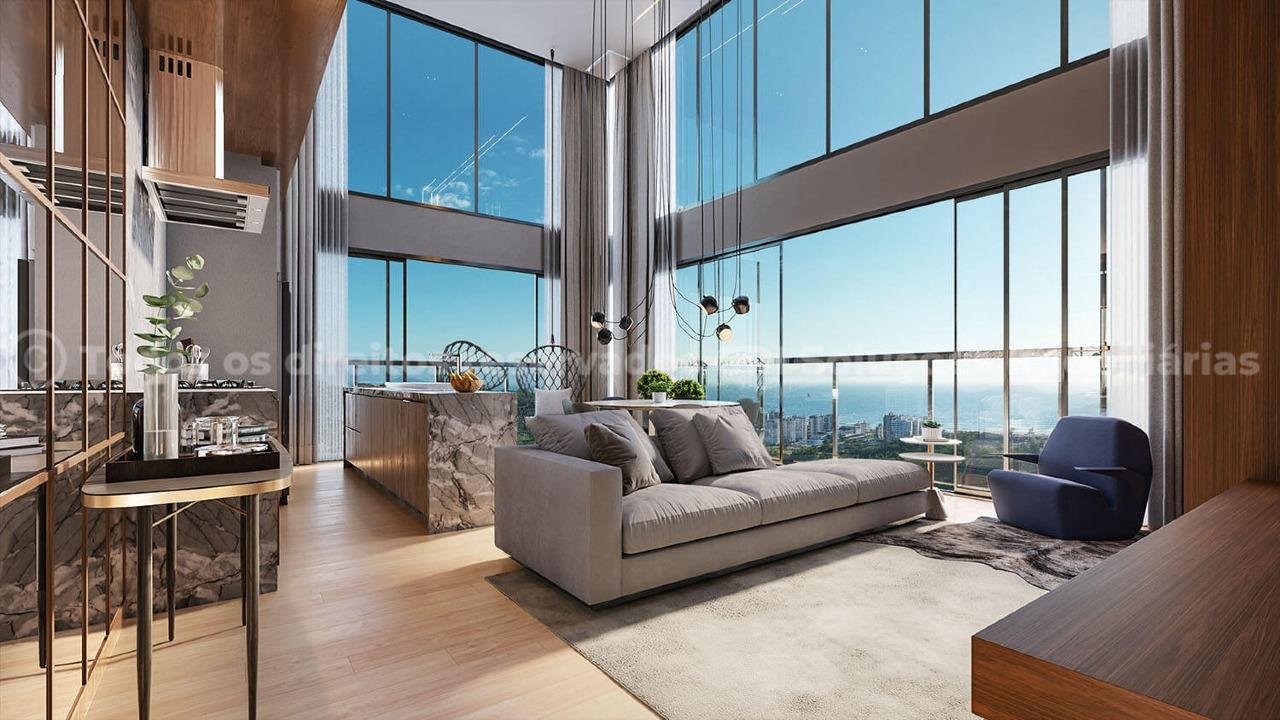 Foto do imóvel Apartamento à venda na planta com 2 dormitórios sendo 1 suíte e 1 vaga de garagem no Pantai Brava House, na famosa Praia Brava de Itajaí