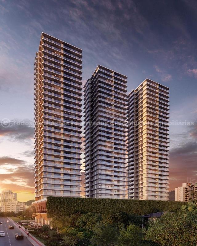 Foto do imóvel Apartamento com vista para o mar no 22º andar, 121 m², 3 quartos, 1 suíte, 3 banheiros e 2 vagas de garagem. Conforto, exclusividade e localização pri