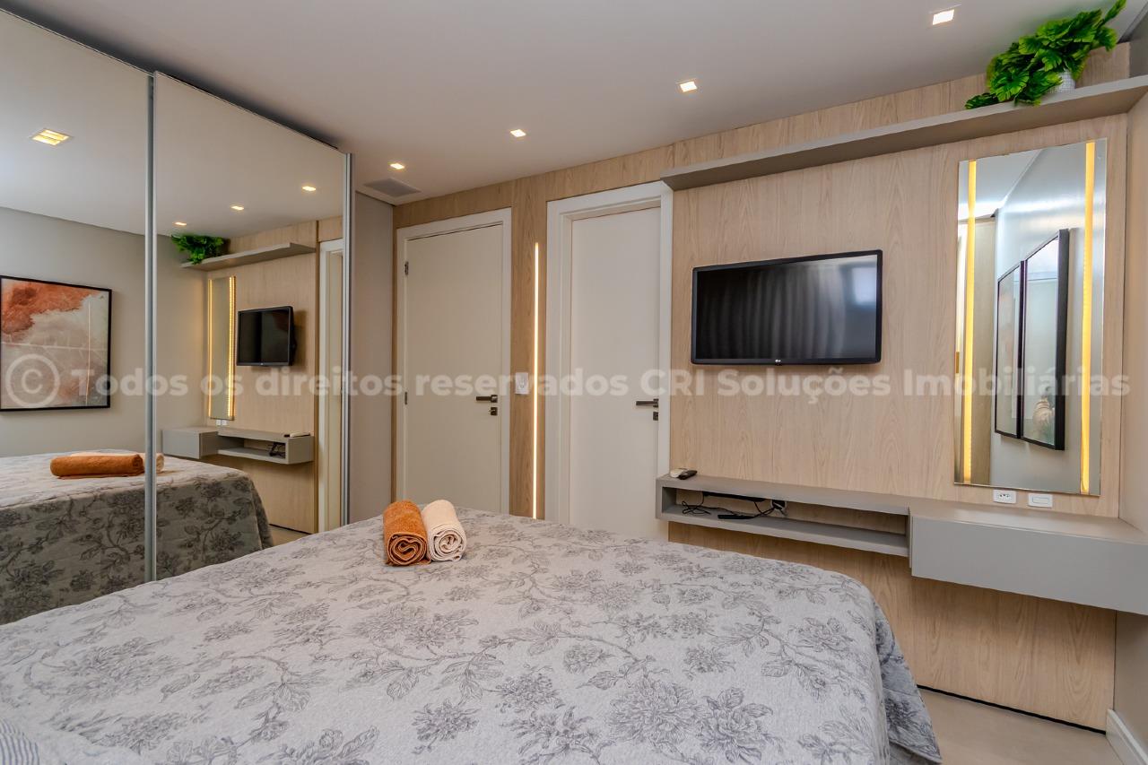 Foto do imóvel Apartamento Mobiliado com Vista para o Mar no Edifício Saint Tropez – 65m², 2 Quartos (1 Suíte), Lazer Completo e Garagem