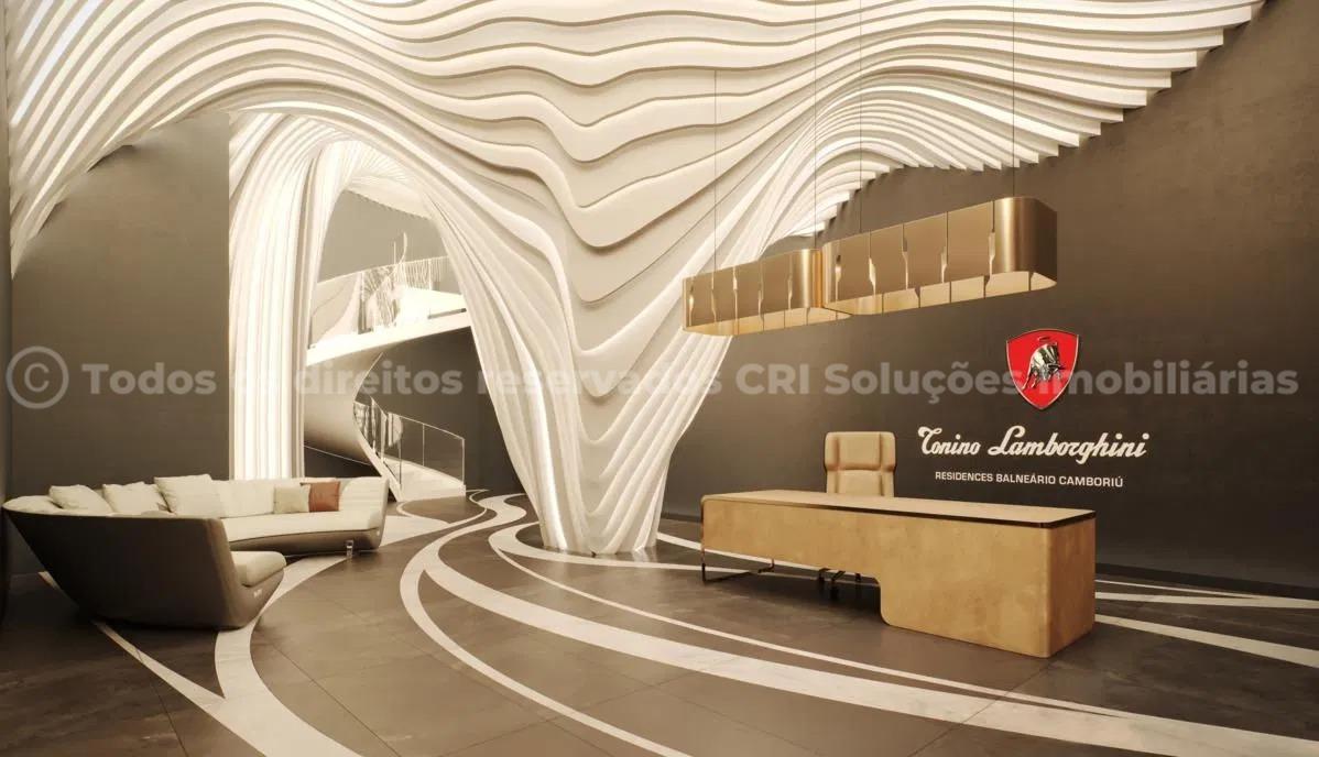 Foto do imóvel Cobertura no Tonino Lamborghini Residences em Balneário Camboriú | 4 Suítes, 5 Banheiros, Vista para o Mar e 4 Garagens