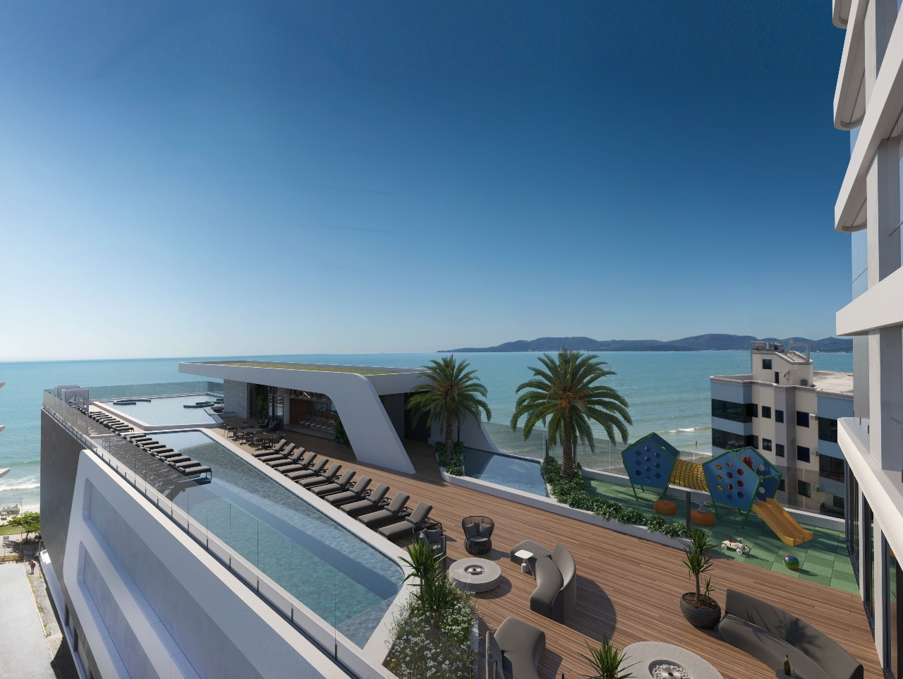 Foto do imóvel Apartamento de 4 Suítes no Legend Vila Rica em Meia Praia – 257m²