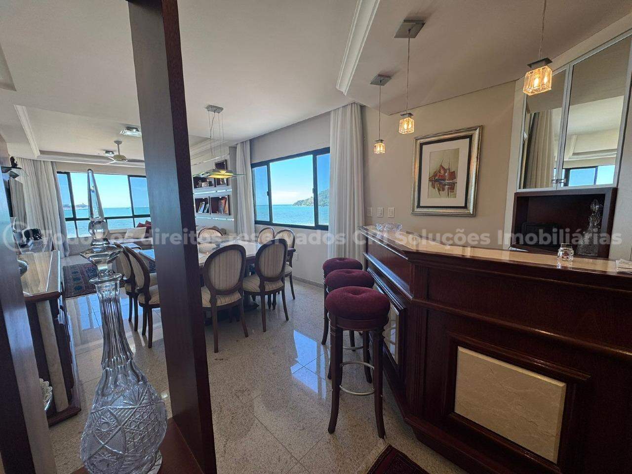 Foto do imóvel Apartamento Joana do Mar – 3 Suítes, 3 Quartos, 5 Banheiros, 2 Vagas, Mobiliado, Vista para o Mar