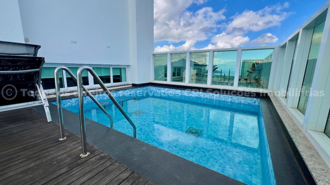 Foto do imóvel Cobertura mobiliada com vista mar no Edifício Olympo Tower em Balneário Camboriú