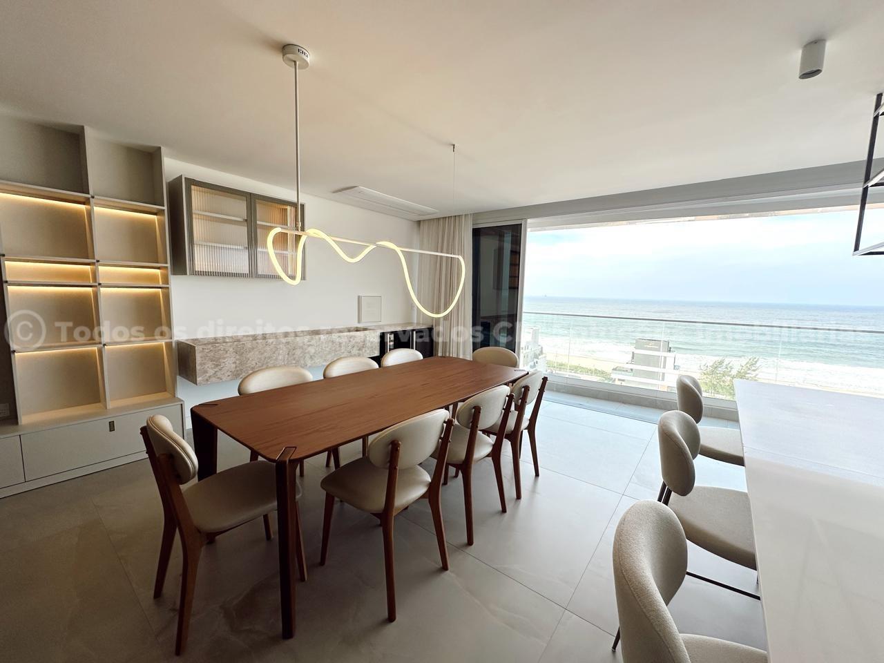 Foto do imóvel Apartamento mobiliado no Le Blanc Praia Brava com 4 suítes e vista para o mar