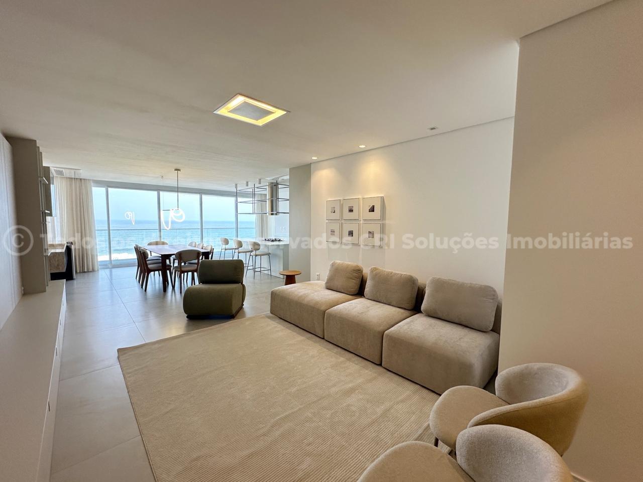 Foto do imóvel Apartamento mobiliado no Le Blanc Praia Brava com 4 suítes e vista para o mar