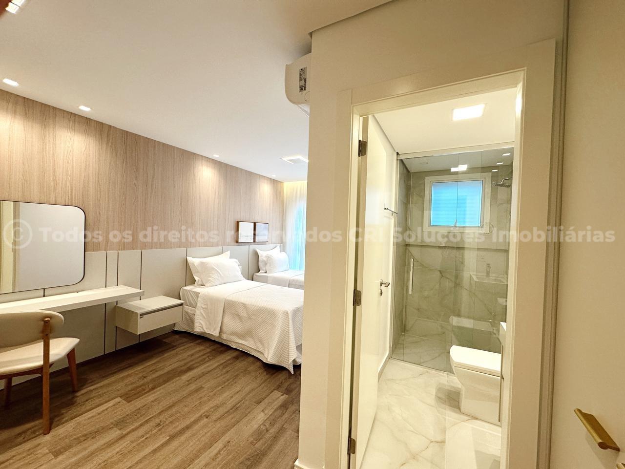 Foto do imóvel Apartamento mobiliado no Le Blanc Praia Brava com 4 suítes e vista para o mar