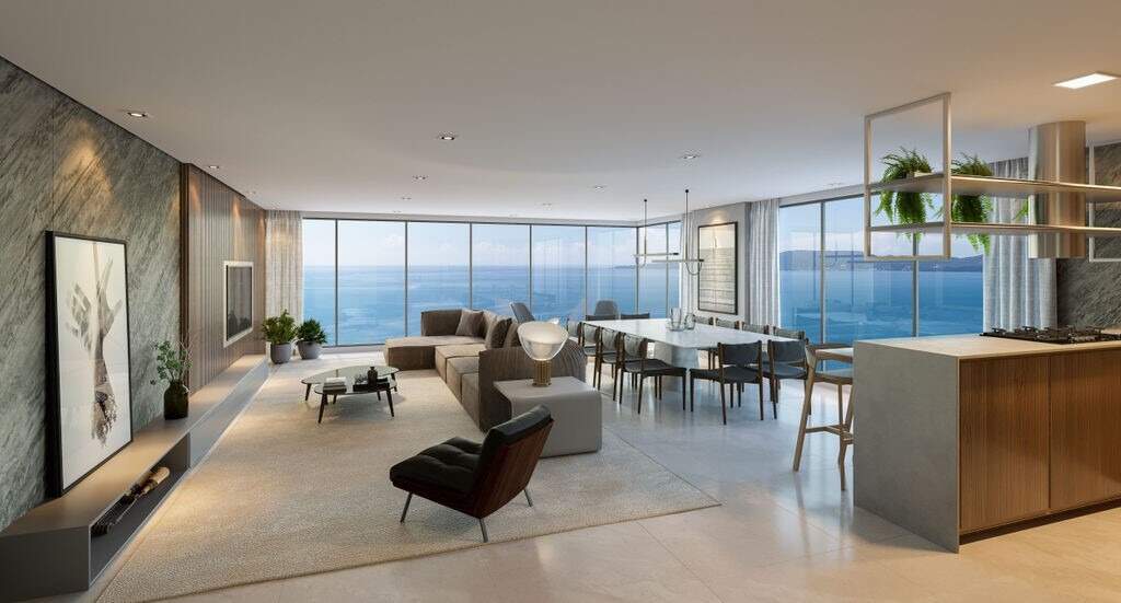 Foto do imóvel Apartamento 4 suítes com vista para o mar no Edifício Sunny Coast em Itapema