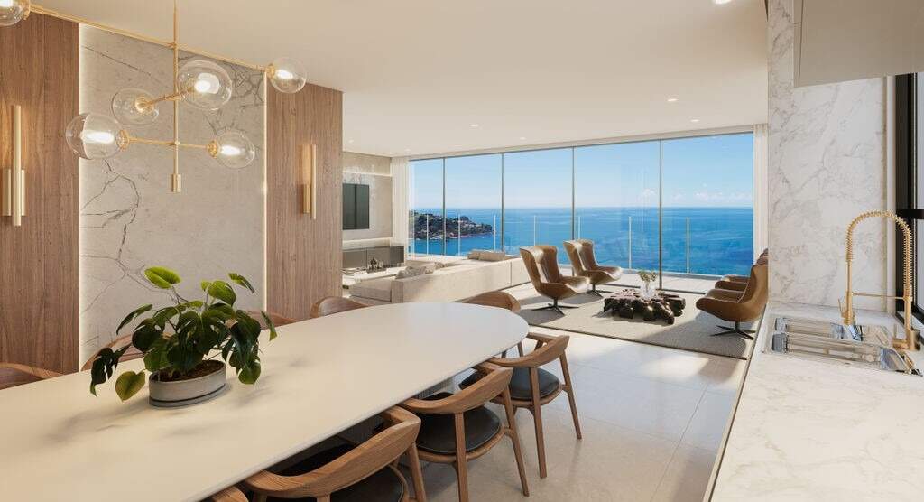 Foto do imóvel Apartamento 4 suítes com vista para o mar no Edifício Sunny Coast em Itapema