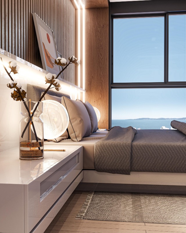 Foto do imóvel Apartamento de alto padrão no Edifício Piazza Zilli em Meia Praia Itapema