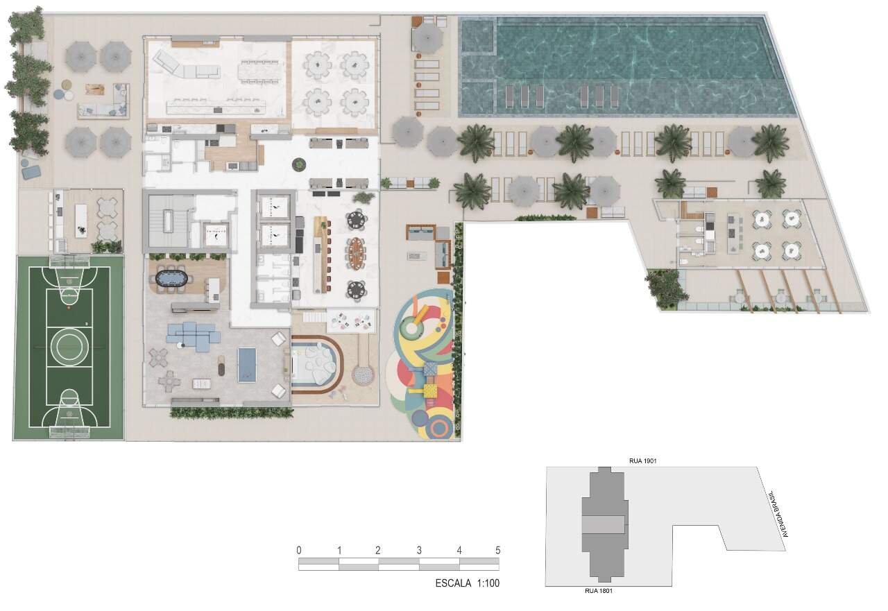 Foto do imóvel Apartamento na Planta com 04 dormitório á venda no Edifício Sapphire Tower em Balneário Camboriú