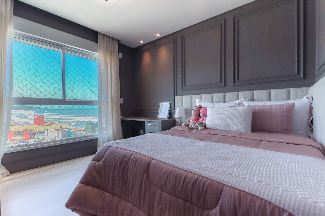 Foto do imóvel Apartamento mobiliado no Mirage Residence Praia Brava com 4 suítes e vista para o mar