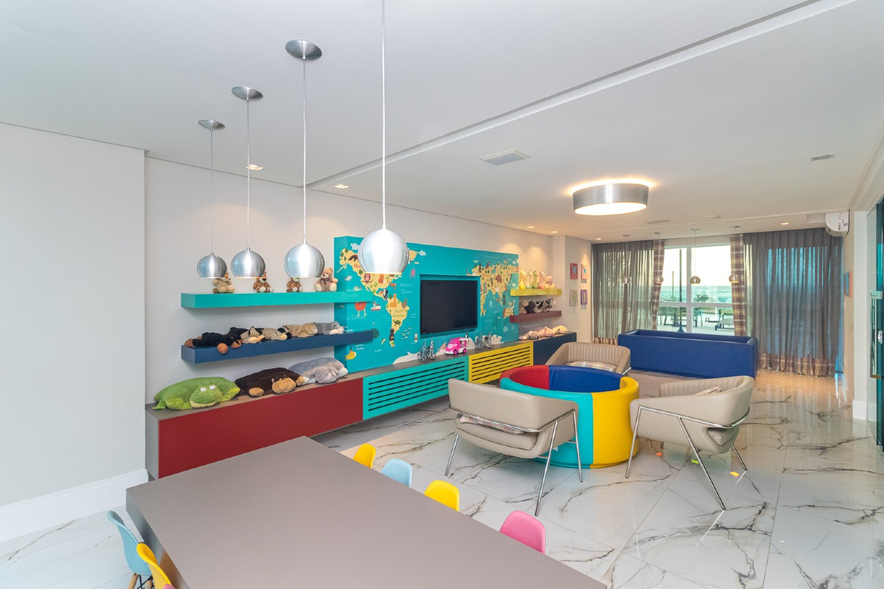 Foto do imóvel Apartamento mobiliado no Mirage Residence Praia Brava com 4 suítes e vista para o mar