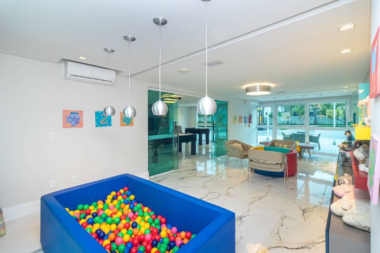 Foto do imóvel Apartamento mobiliado no Mirage Residence Praia Brava com 4 suítes e vista para o mar