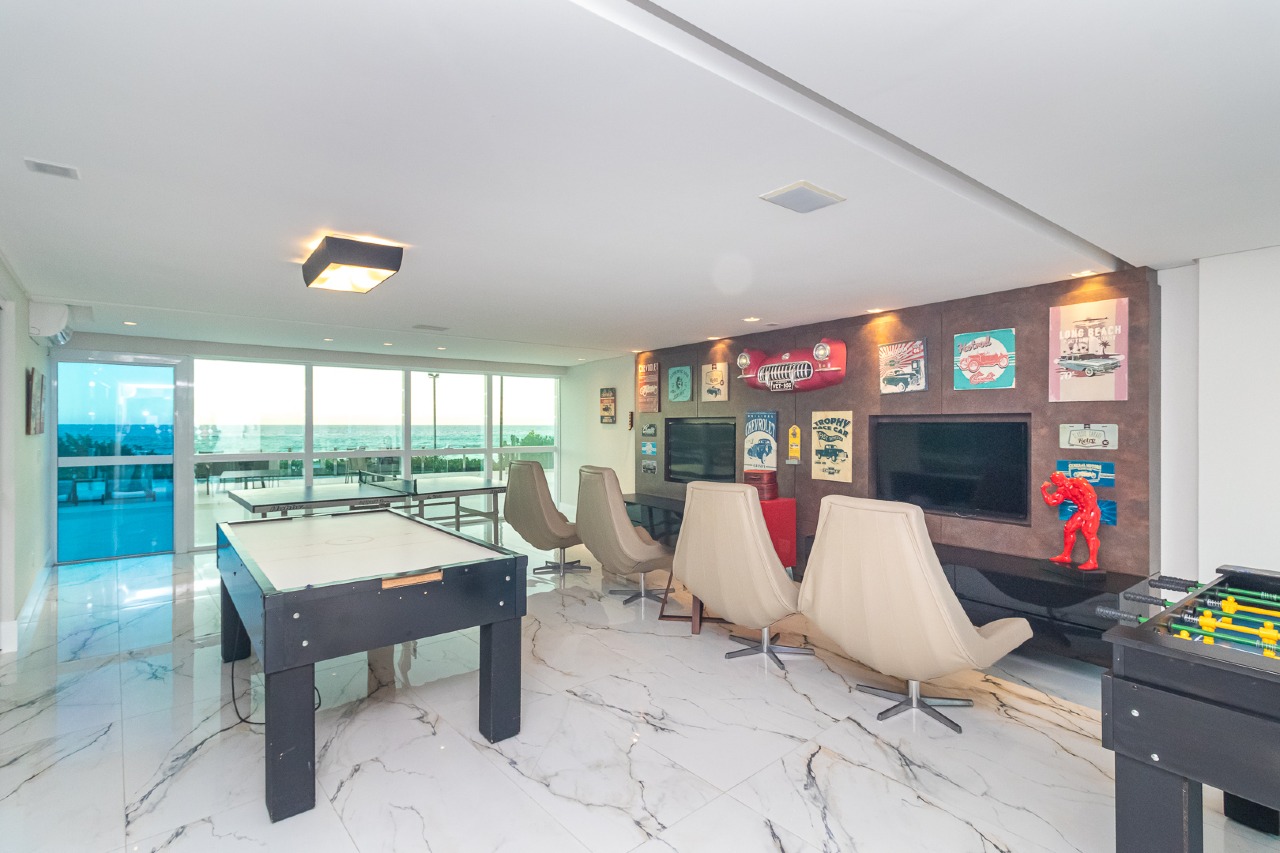 Foto do imóvel Apartamento mobiliado no Mirage Residence Praia Brava com 4 suítes e vista para o mar