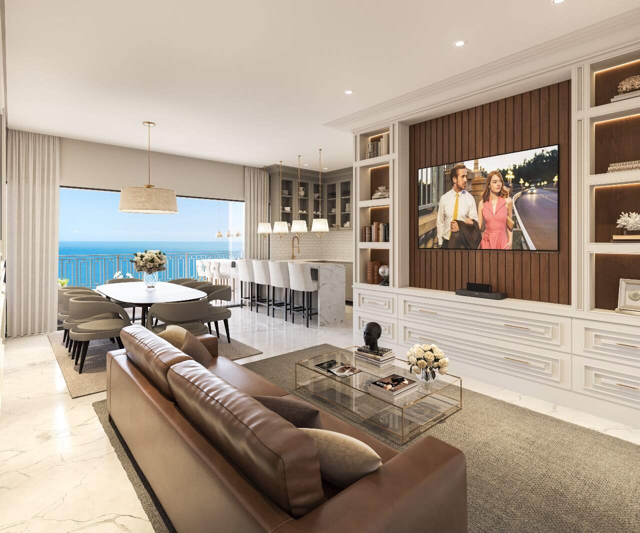 Foto do imóvel Apartamento na Planta com Vista Mar com 04 suítes a venda no Edifício Montreux em Itapema 
