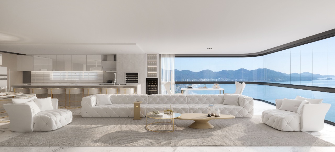 Apartamento com 3 suítes no Edifício Legend Vila Rica na Meia Praia, Itapema