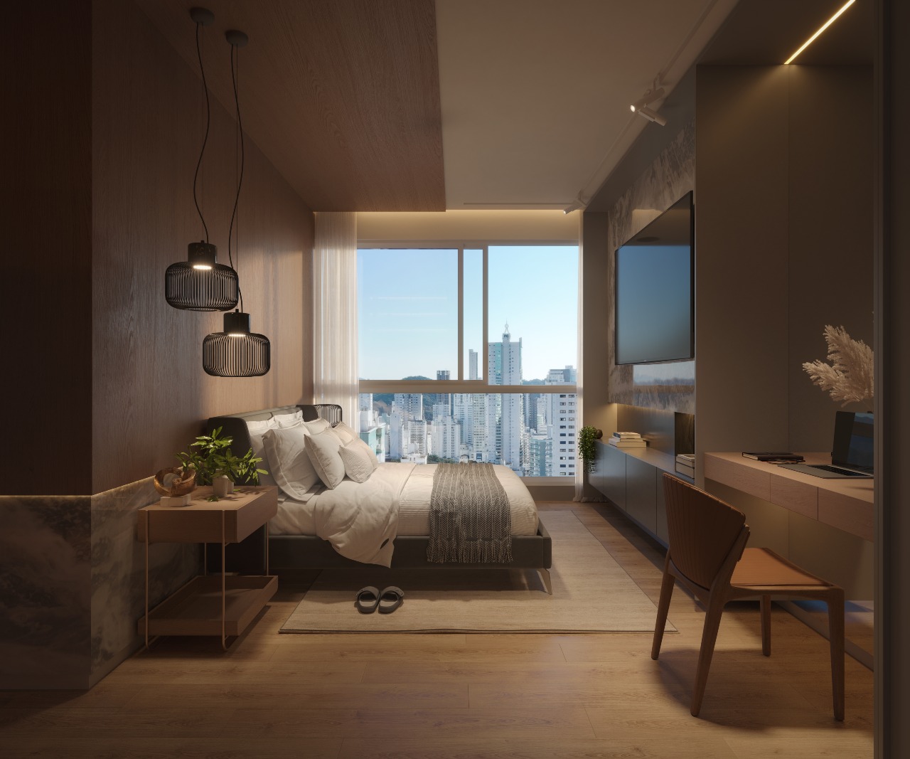 Foto do imóvel Apartamento de 04 suítes na Planta no Edifício Alicante Casa em Balneário Camboriú no Centro
