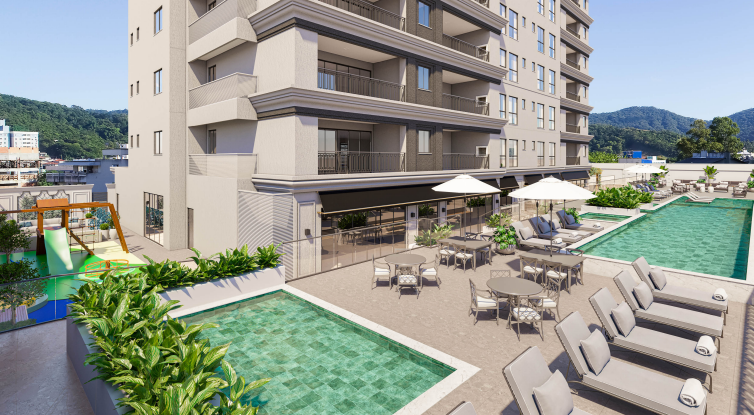 Foto do imóvel Apartamento na Planta com 04 Suítes no Edifício Montreux em Itapema